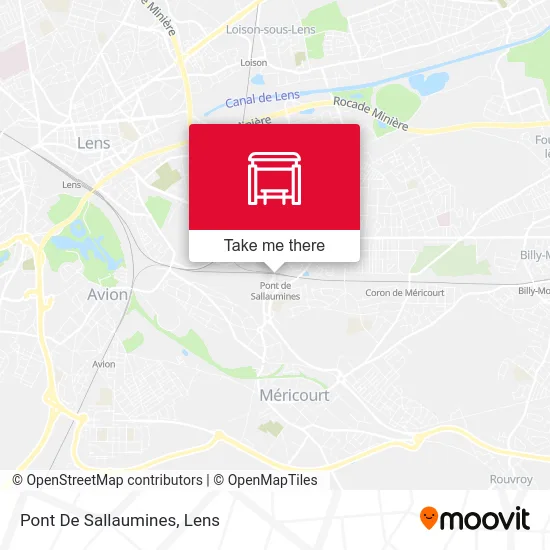 Pont De Sallaumines map