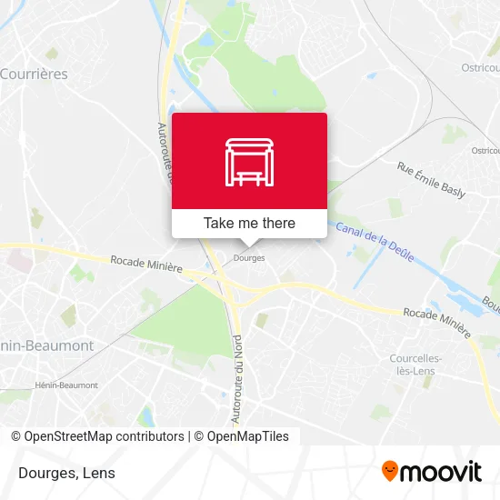 Dourges map