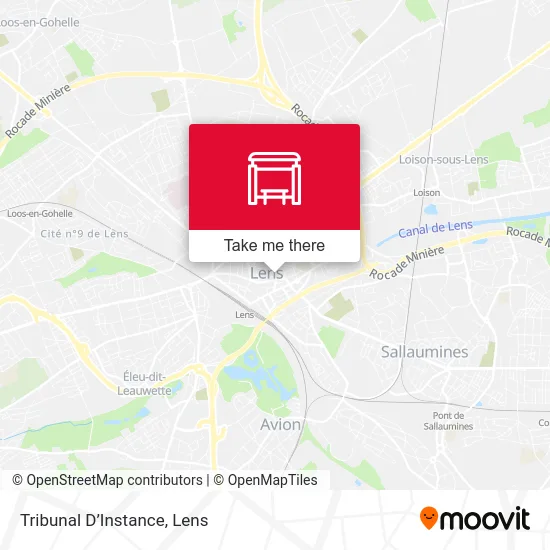 Tribunal D’Instance map