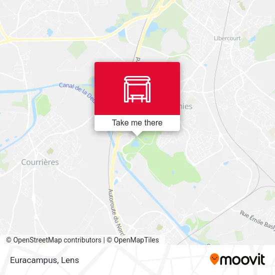 Euracampus map