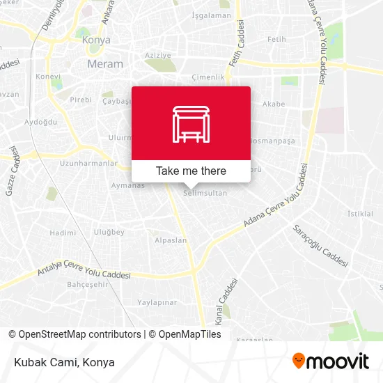 Kubak Cami map