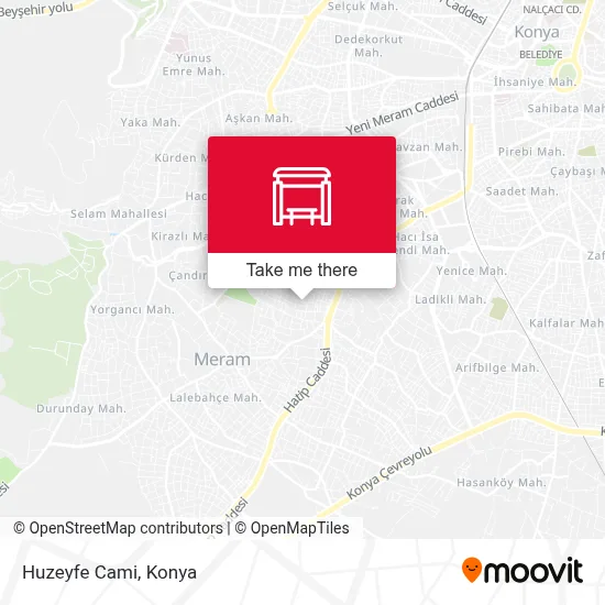 Huzeyfe Cami map