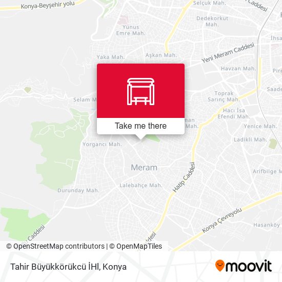 Tahir Büyükkörükcü İHl map