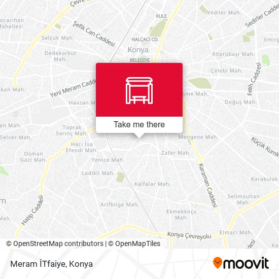 Meram İTfaiye map