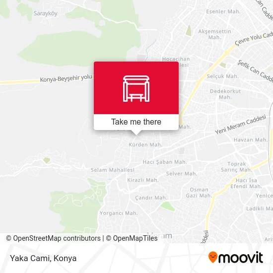 Yaka Cami map