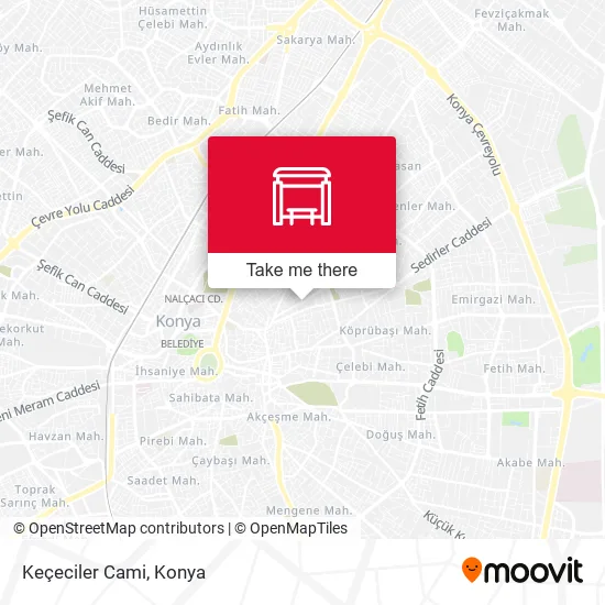 Keçeciler Cami map