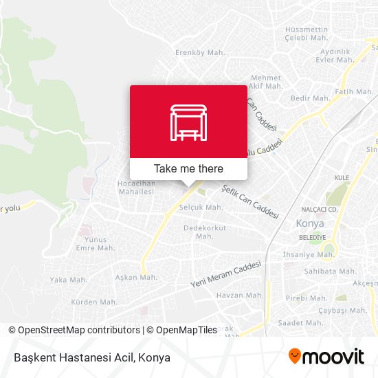 Başkent Hastanesi Acil map