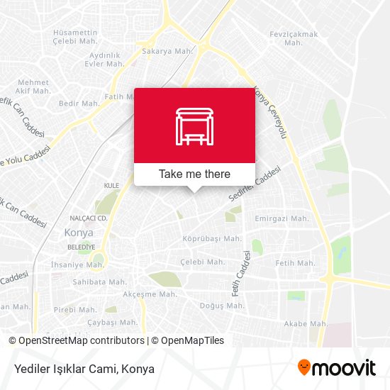 Yediler Işıklar Cami map