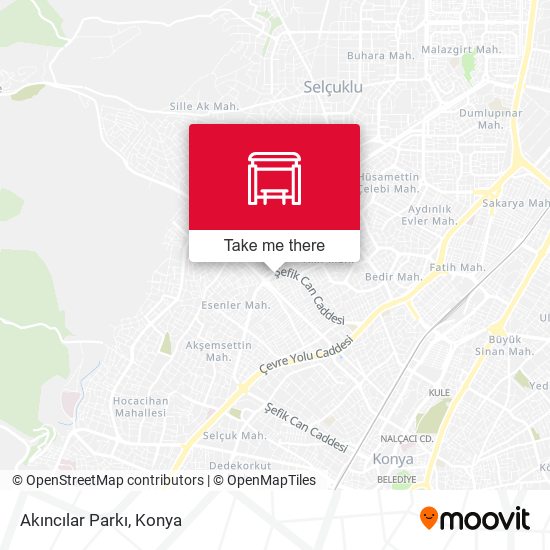 Akıncılar Parkı map