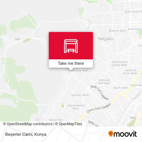 Beşerler Cami map