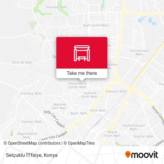 Selçuklu İTfaiye map