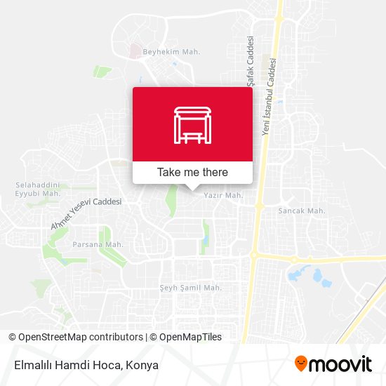 Elmalılı Hamdi Hoca map