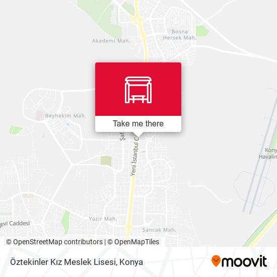 Öztekinler Kız Meslek Lisesi map