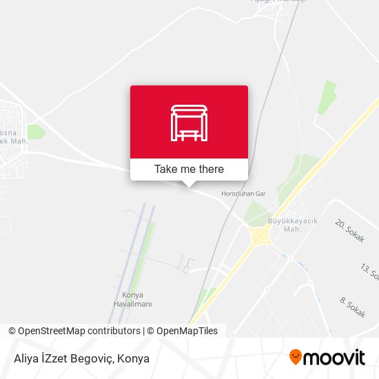 Aliya İZzet Begoviç map