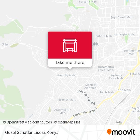 Güzel Sanatlar Lisesi map