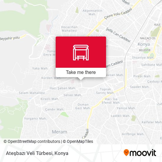 Ateşbazı Veli Türbesi map