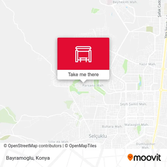 Bayramoğlu map