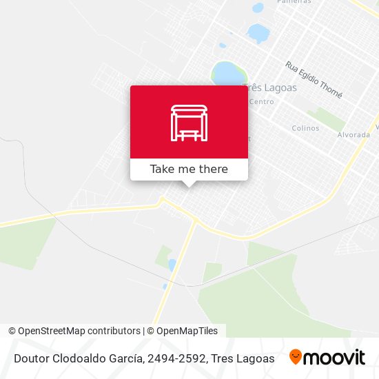 Doutor Clodoaldo García, 2494-2592 map