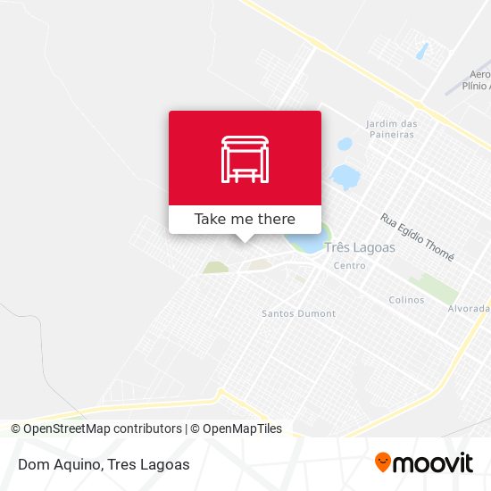 Mapa Dom Aquino