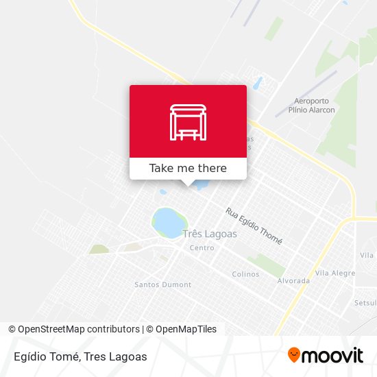Egídio Tomé map