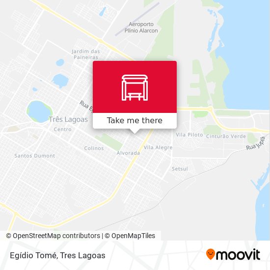Egídio Tomé map