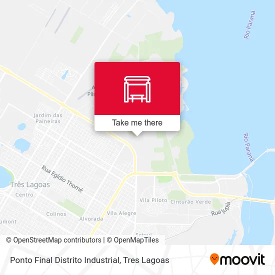 Ponto Final Distrito Industrial map