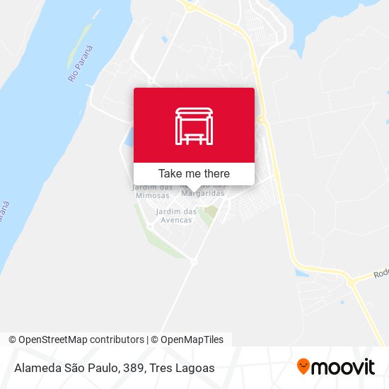 Mapa Alameda São Paulo, 389