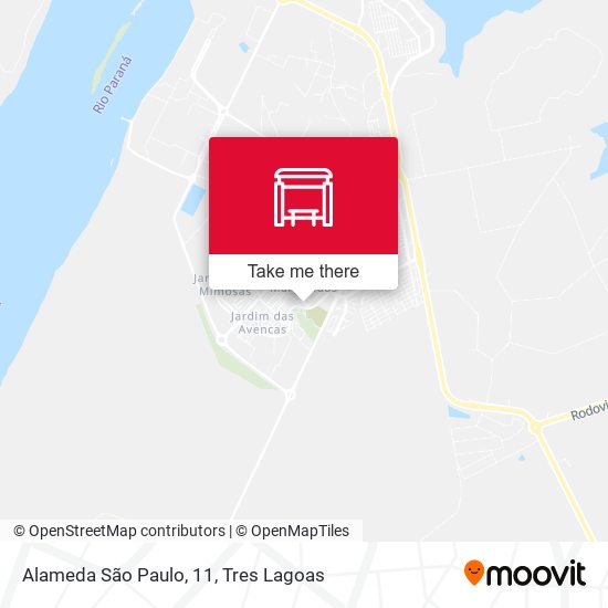 Alameda São Paulo, 11 map