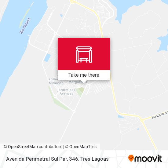 Avenida Perimetral Sul Par, 346 map