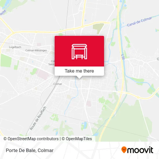 Porte De Bale map