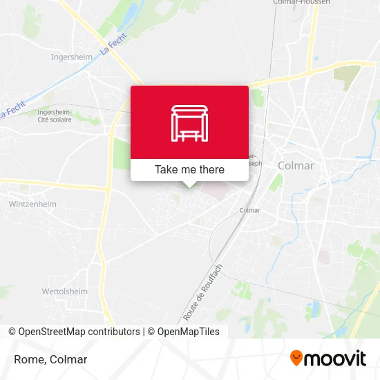 Rome map