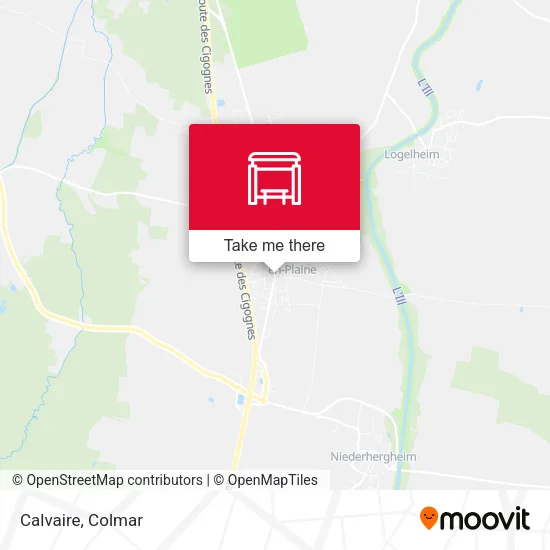 Calvaire map