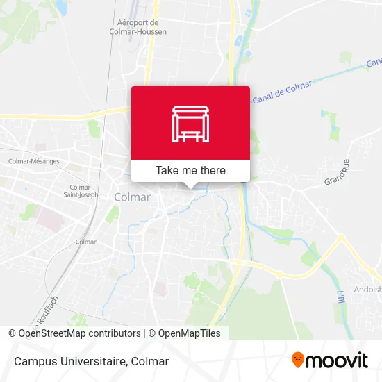 Campus Universitaire map