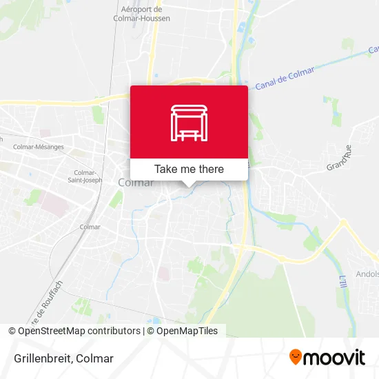 Grillenbreit map