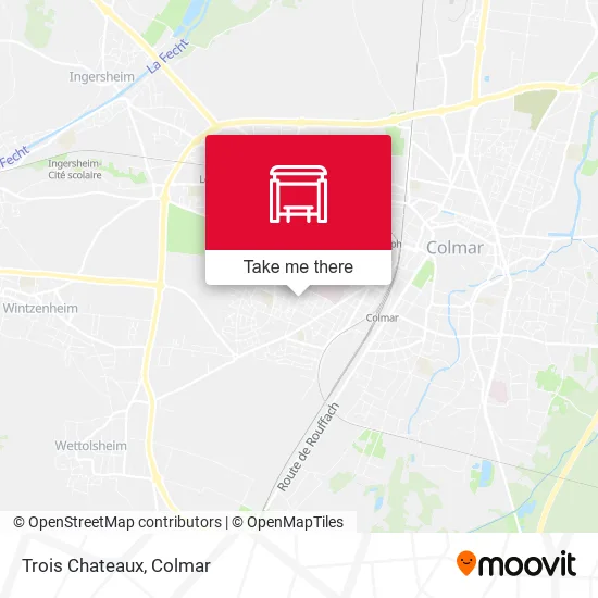 Trois Chateaux map