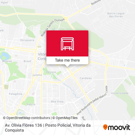 Av. Olívia Flôres 136 | Posto Policial map