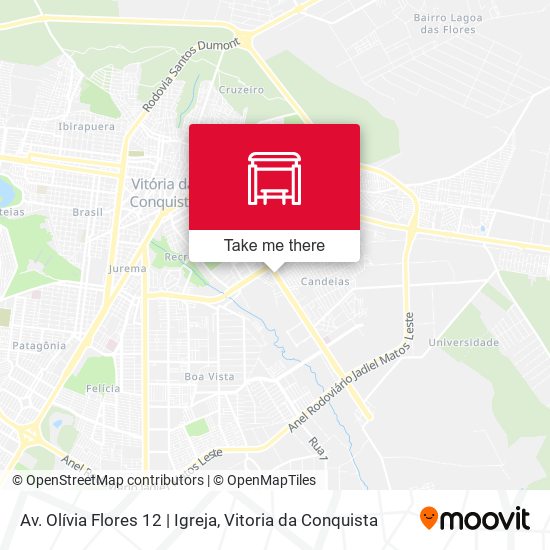 Av. Olívia Flores 12 | Igreja map