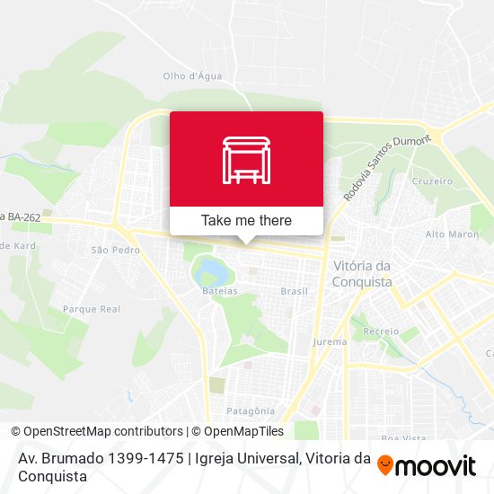 Av. Brumado 1399-1475 | Igreja Universal map