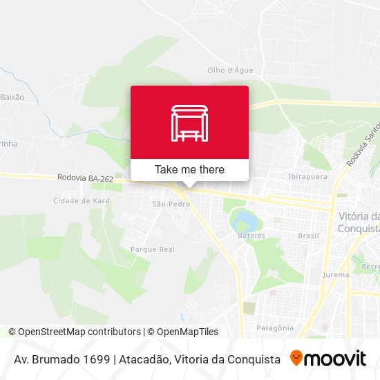 Av. Brumado 1699 | Atacadão map