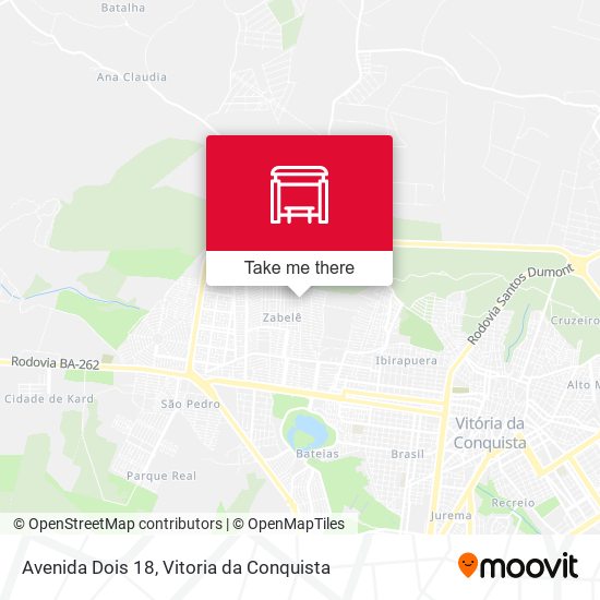 Avenida Dois 18 map