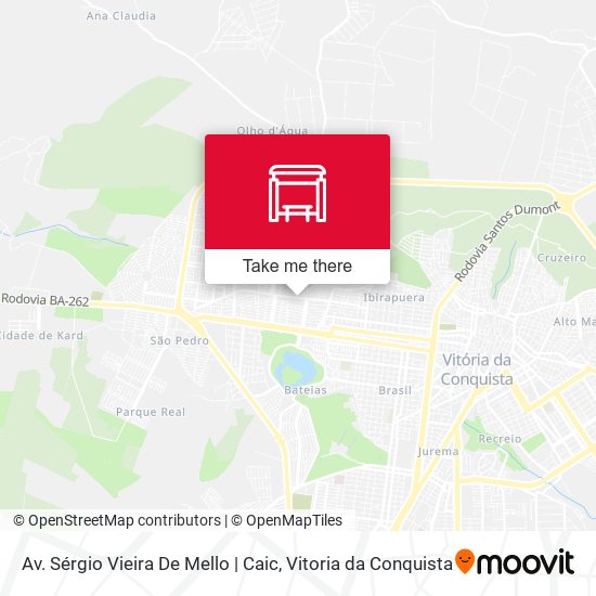 Av. Sérgio Vieira De Mello | Caic map