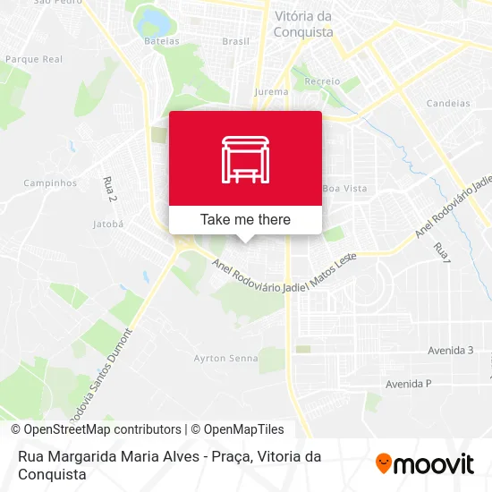 Rua Margarida Maria Alves - Praça map