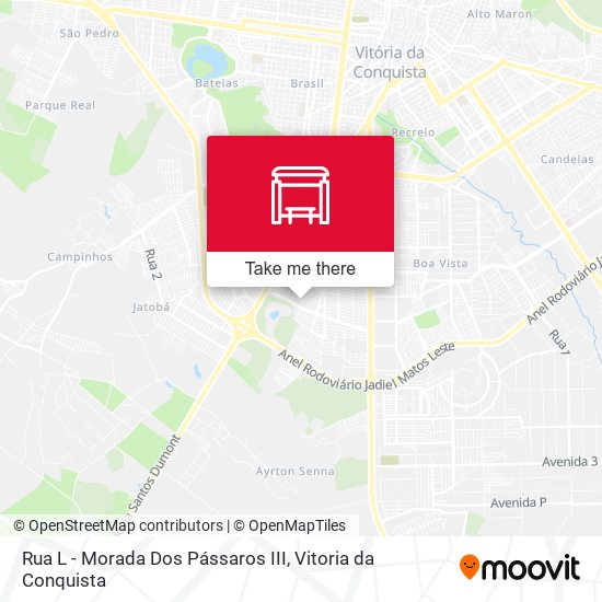 Rua L - Morada Dos Pássaros III map