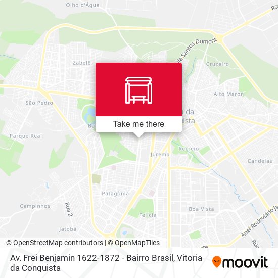 Av. Frei Benjamin 1622-1872 - Bairro Brasil map