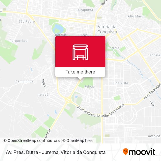 Av. Pres. Dutra - Jurema map