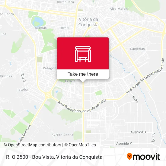 R. Q 2500 - Boa Vista map