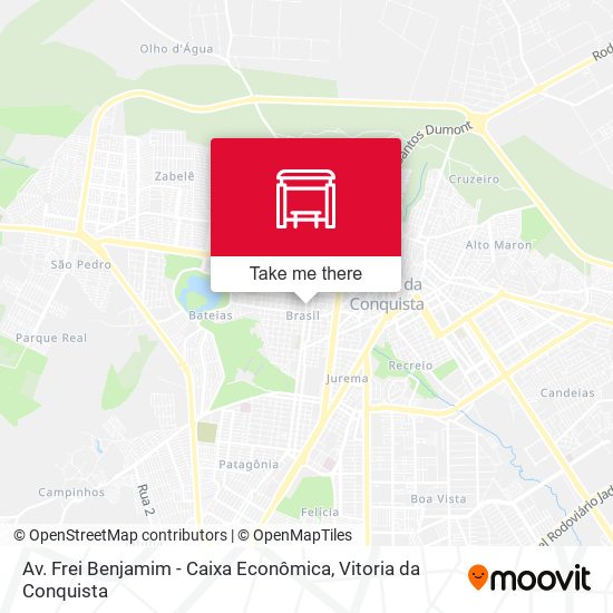 Av. Frei Benjamim - Caixa Econômica map
