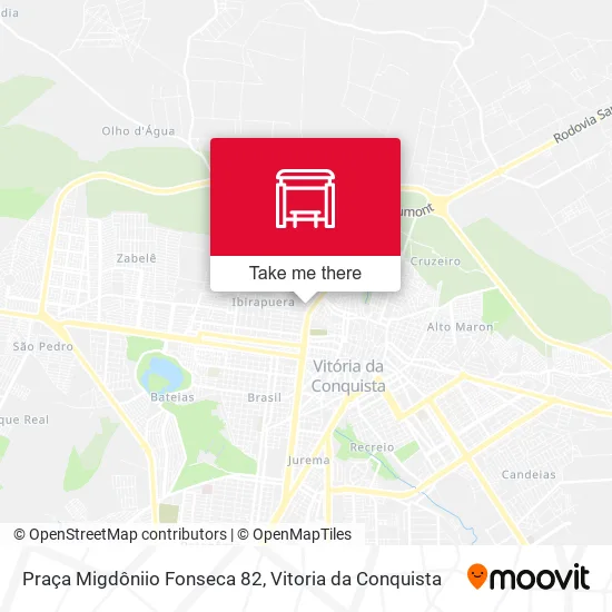Praça Migdôniio Fonseca 82 map