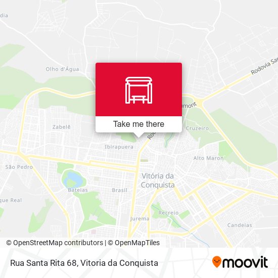 Rua Santa Rita 68 map