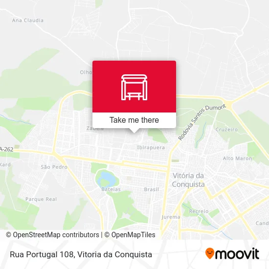 Rua Portugal 108 map